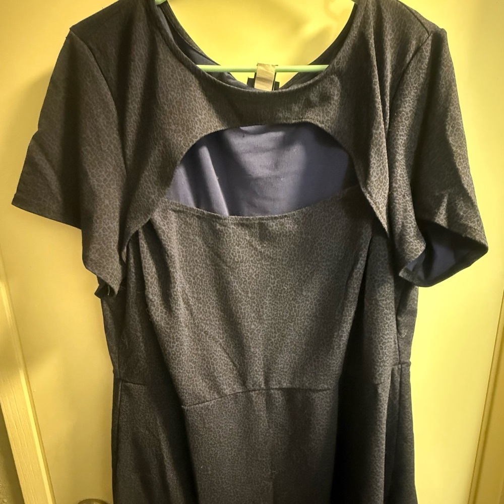 Elegant Navy Blue Dress